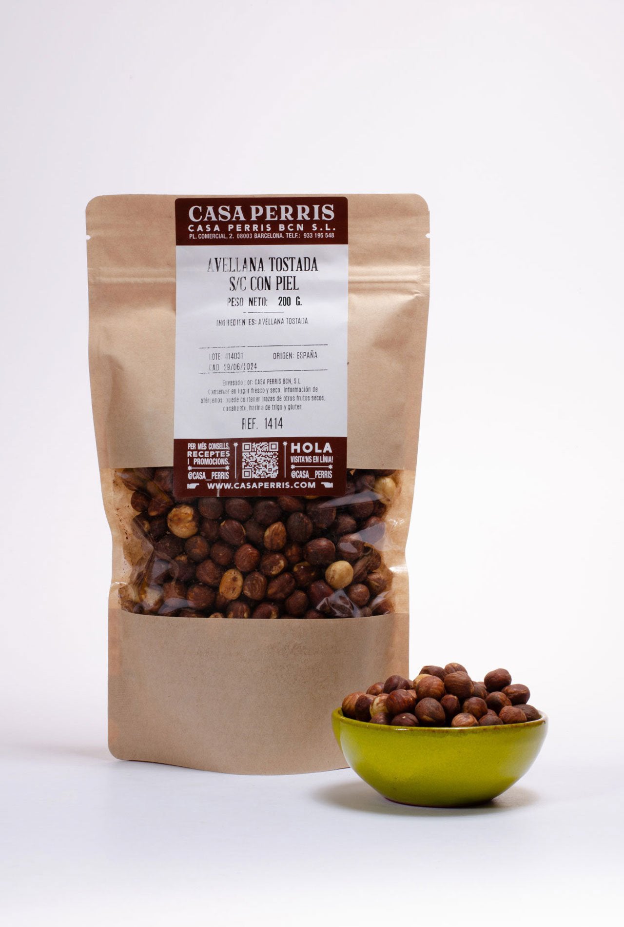 Roasted hazelnuts 400 g