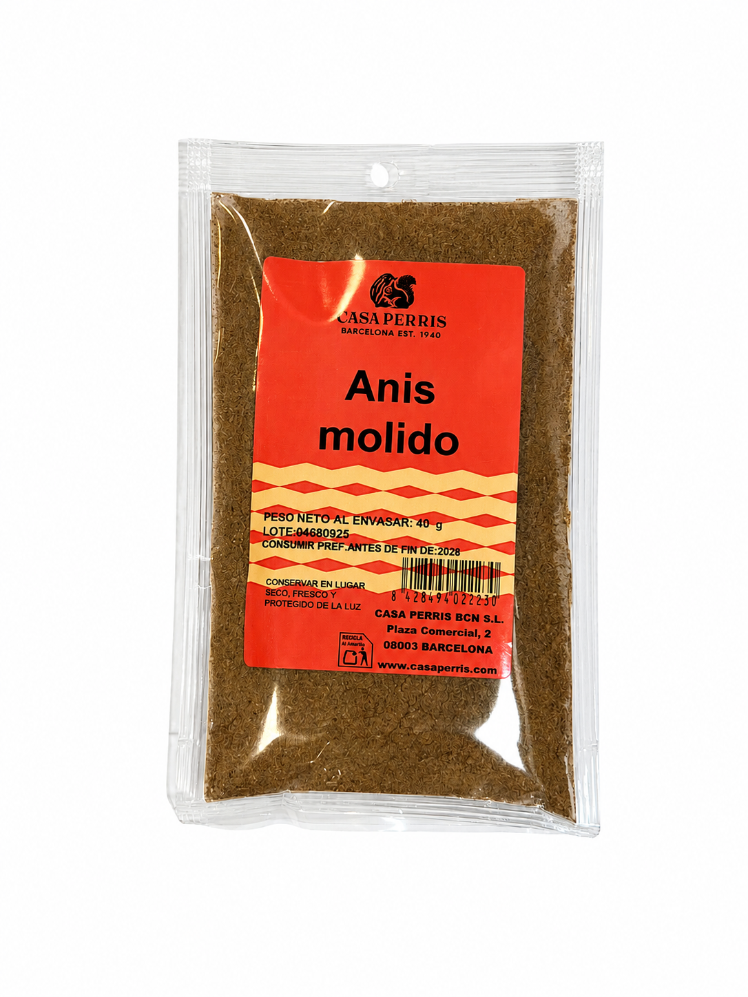 Anís verde molido 40g