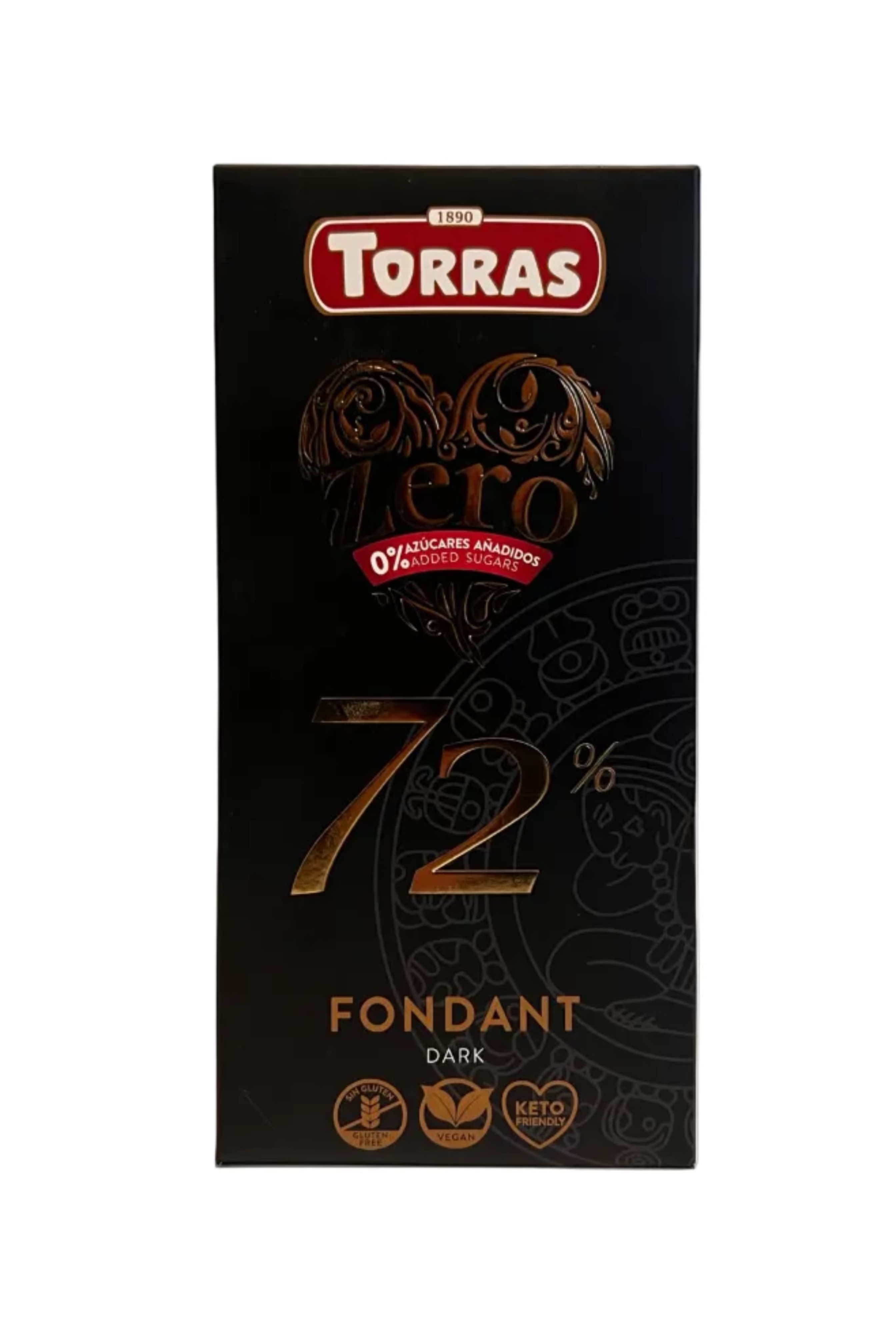 Chocolate Fondant Zero 72% cacao Torras 100g