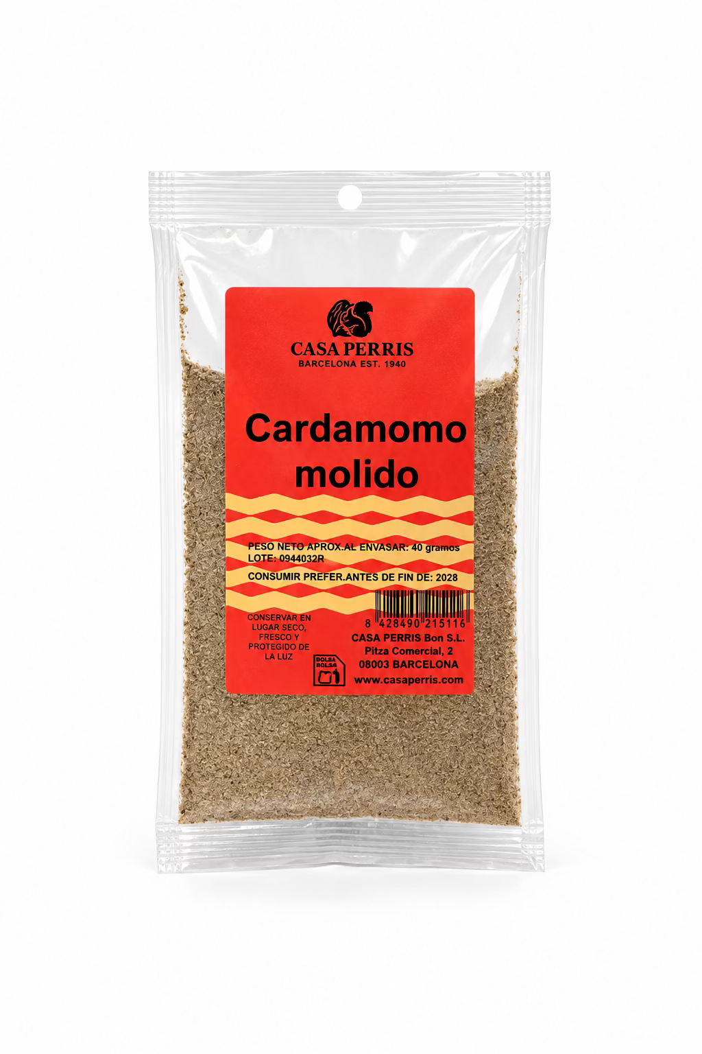 Cardamomo verde molido 40g