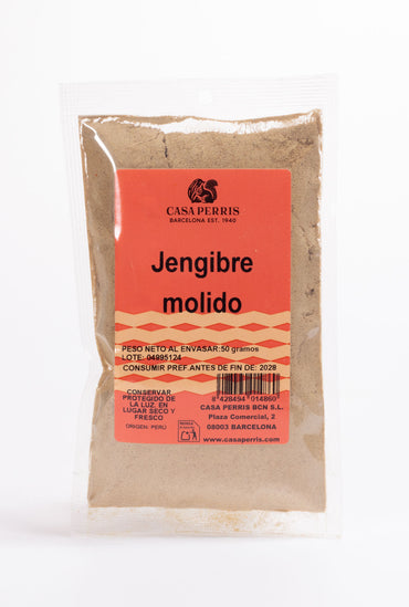 jengibre molido en polvo