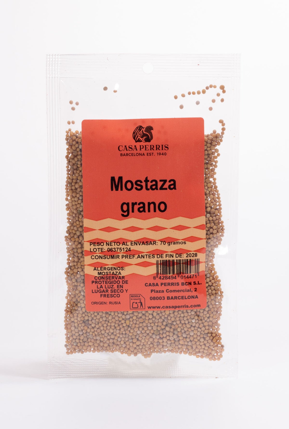 Yellow mustard seeds 70g