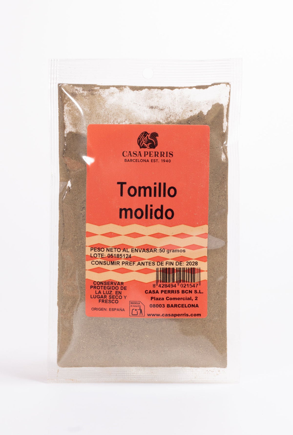 Tomillo molido 50g