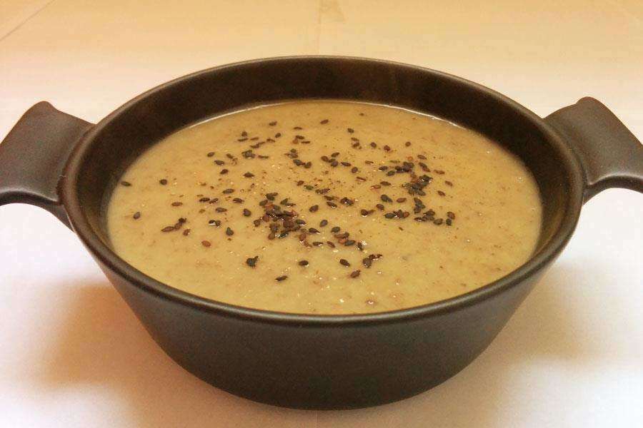 crema setas y castañas