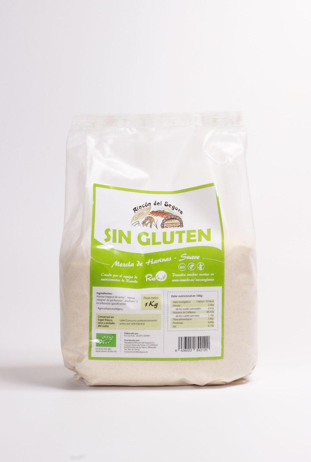mezcla de harinas suaves sin gluten 1 kg