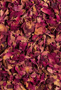 Pétalos de rosa infusión