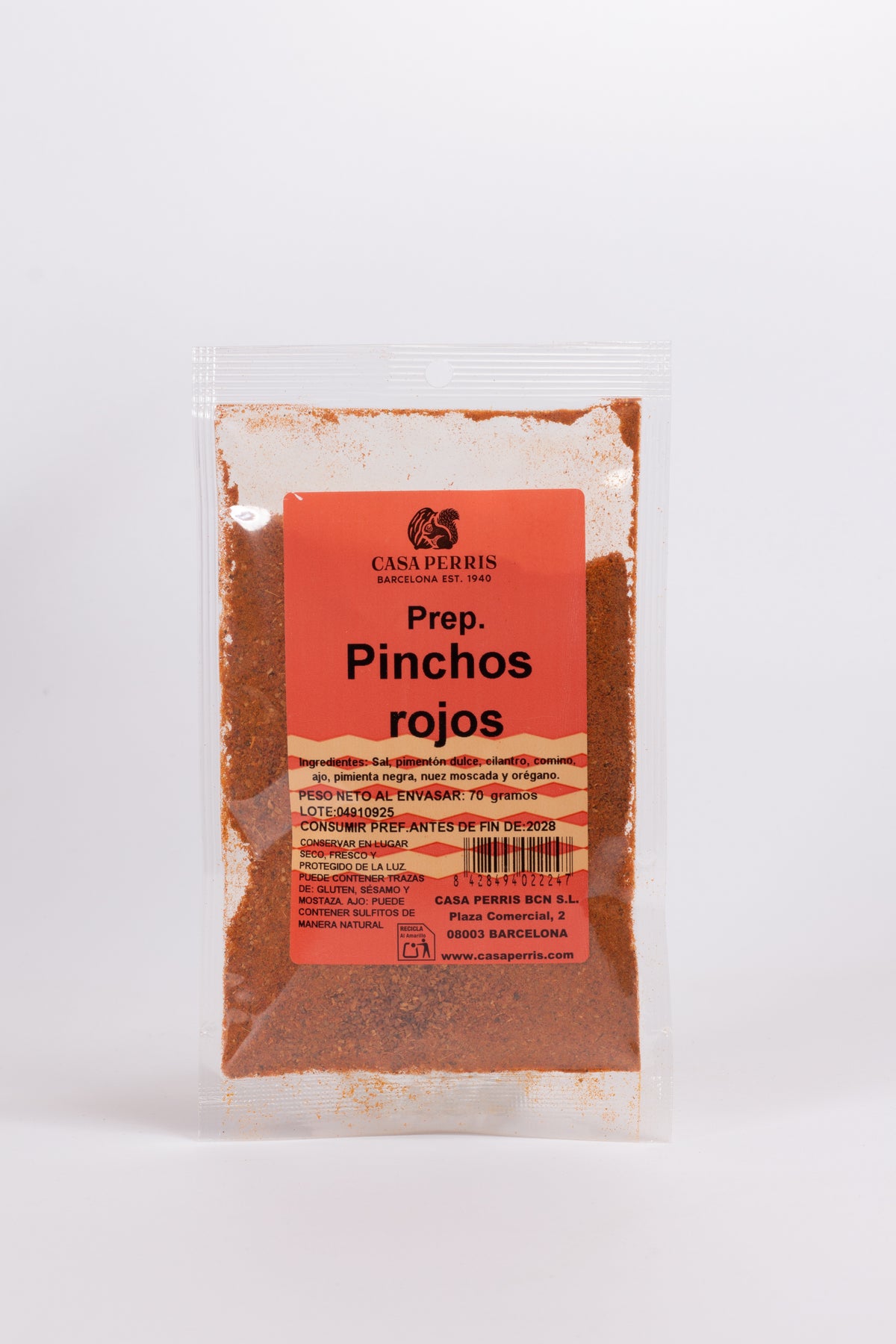 preparado especias pinchos rojos