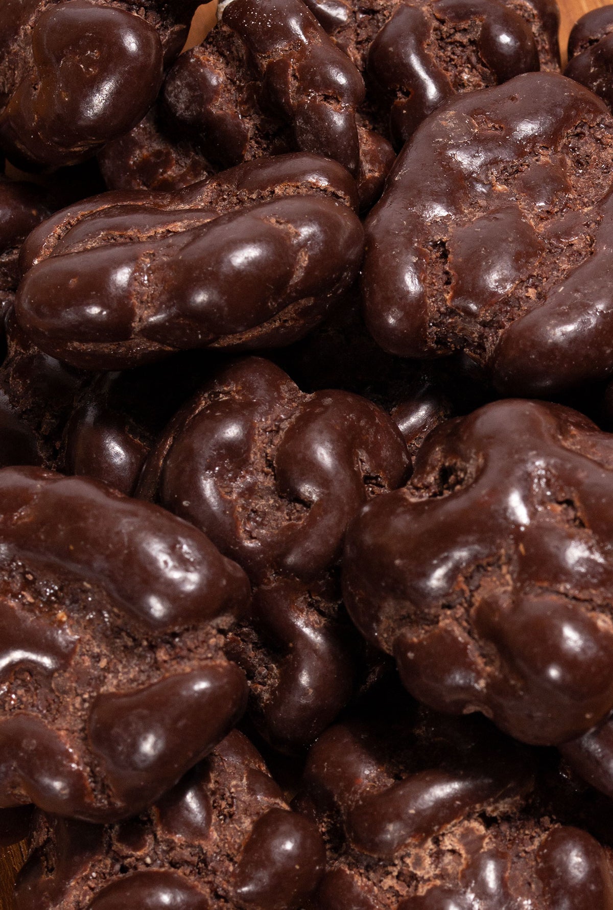 nueces bañadas en chocolate