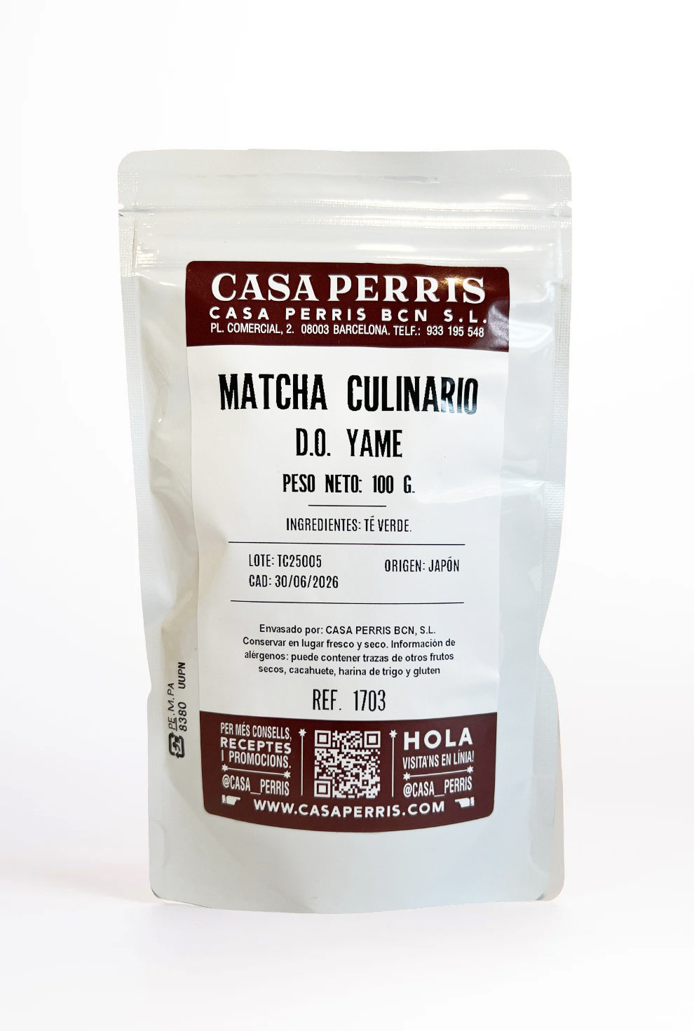 Te Matxa Culinari DO Yame 100g